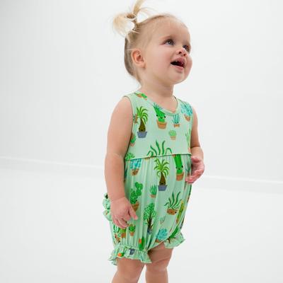 Succulent Love Bamboo Baby Bubble Romper - 12-18 months