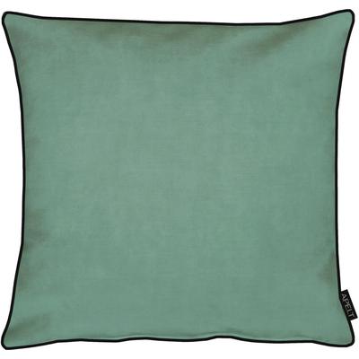 Kissenhülle APELT "Ruby" Gr. 1, grün (türkis), B:46cm H:1cm L:46cm, Polyester, Polyester, Kissenbezüge, Kissenhülle ohne Füllung, 1 Stück Image