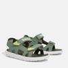 Sandale TIMBERLAND "Perkins Row 2 STRAP SANDAL", Gr. 27, grün (oliv), Synthetik, sportlich, Schuhe, mit Klettverschluss