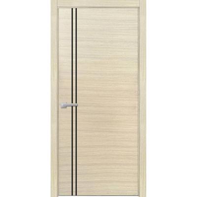 Solid French Double Doors 56 x 80 Planum 0016 Natural Veneer with