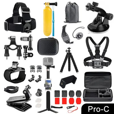For Action Camera Accessories Kit Tripod Adapter Mounts for GoPro Hero Go Pro DJI Osmo Pocket Action Insta360 X4 GO 3 Accessory