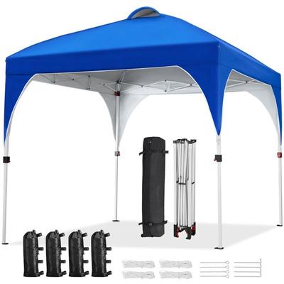 Folding Gazebo 3 x 3 m Pop Up Gazebo Garten Gazebo stabil höhenverstellbar wasserdicht Sonnenschutz Image