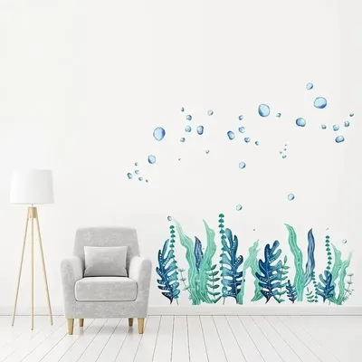 Kreatives Zuhause Neue Algenblase Wandaufkleber für Wohnzimmer Schlafzimmer Kinderzimmer Badezimmer Dekoration Wandtattoos Image