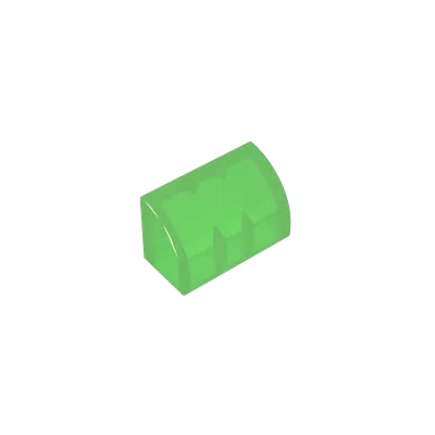 Gobricks 10 Stück 37352 Ziegel gebogen 1 x 2 x 1 Teile ohne Nieten, kompatibel mit MOC-Baustein, für Image