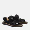 Sandale TIMBERLAND "ADLEY SHORE BACKSTRAP SANDAL", Gr. 39, schwarz (blk suede), Leder, Synthetik, Schuhe