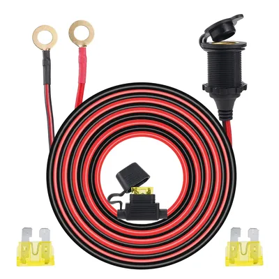 3M 12V 24V Auto Zigarre Leichter Mutter Sitz Geeignet für Motorrad Yacht Zigarette Steckdosen 20A Image