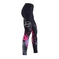 Pantaloni da yoga da donna con elastico in vita vita alta yoga palestra allenamento pilates grafica abbigliamento sportivo elastici aderenti