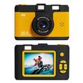 Fotocamera retro 4K per vlogging WiFi Schermo LCD HD 2.4\" Zoom Digitale 16X Compatta Obiettivo Grandangolare Point and Shoot