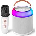 Mini macchina per karaoke microfoni wireless bambini e adulti altoparlante portatile Bluetooth giocattolo regalo di compleanno idee per feste a casa