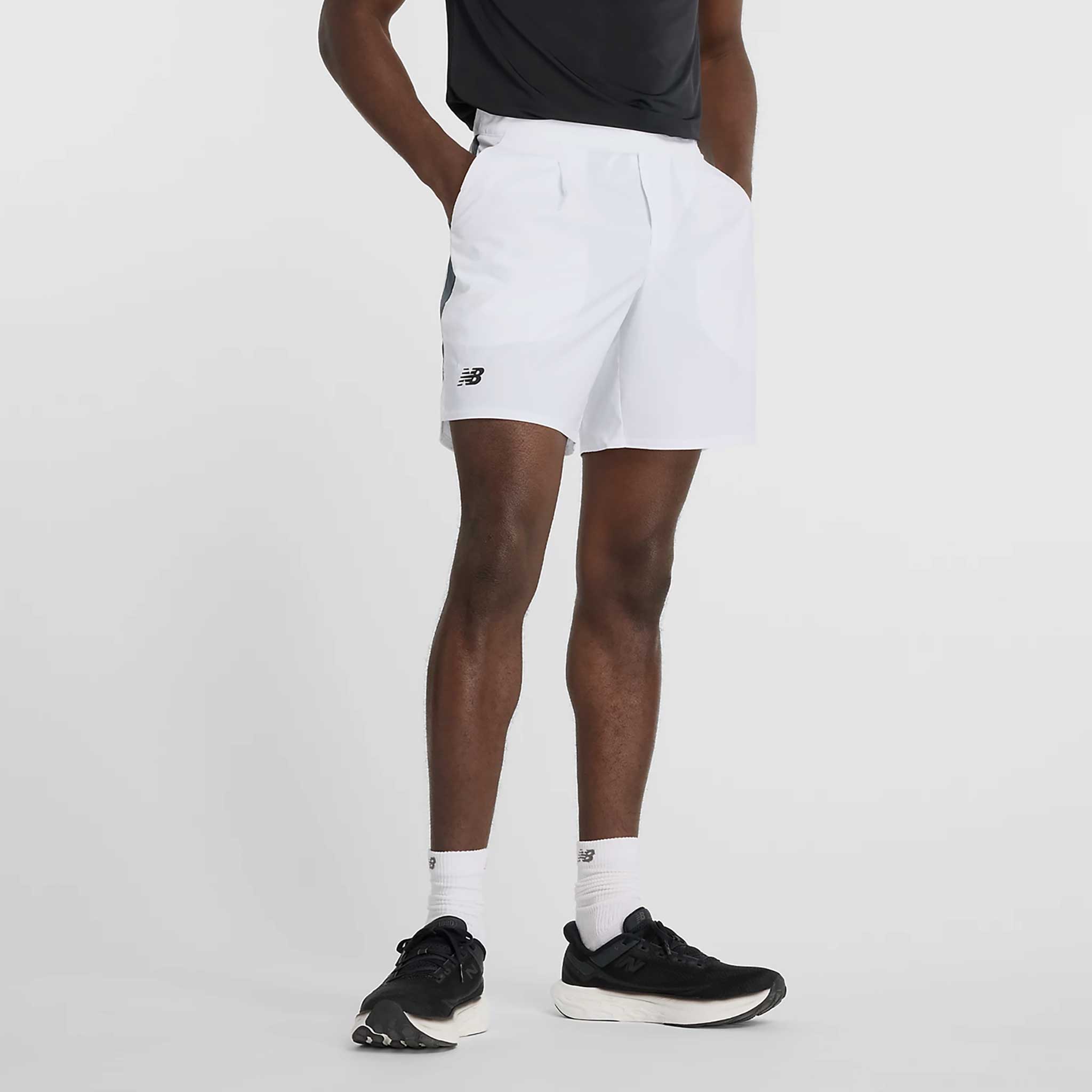 New Balance Tournament Short Men's Tennis Apparel White - New Balance