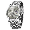 Montre chronographe étanche à quartz pour hommes de la marque Olevs échelle numérique et multifonction.