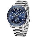 Montre-bracelet analogique à quartz Benyar pour homme élégante de sport de créateur étanche cadeau élégant pour homme