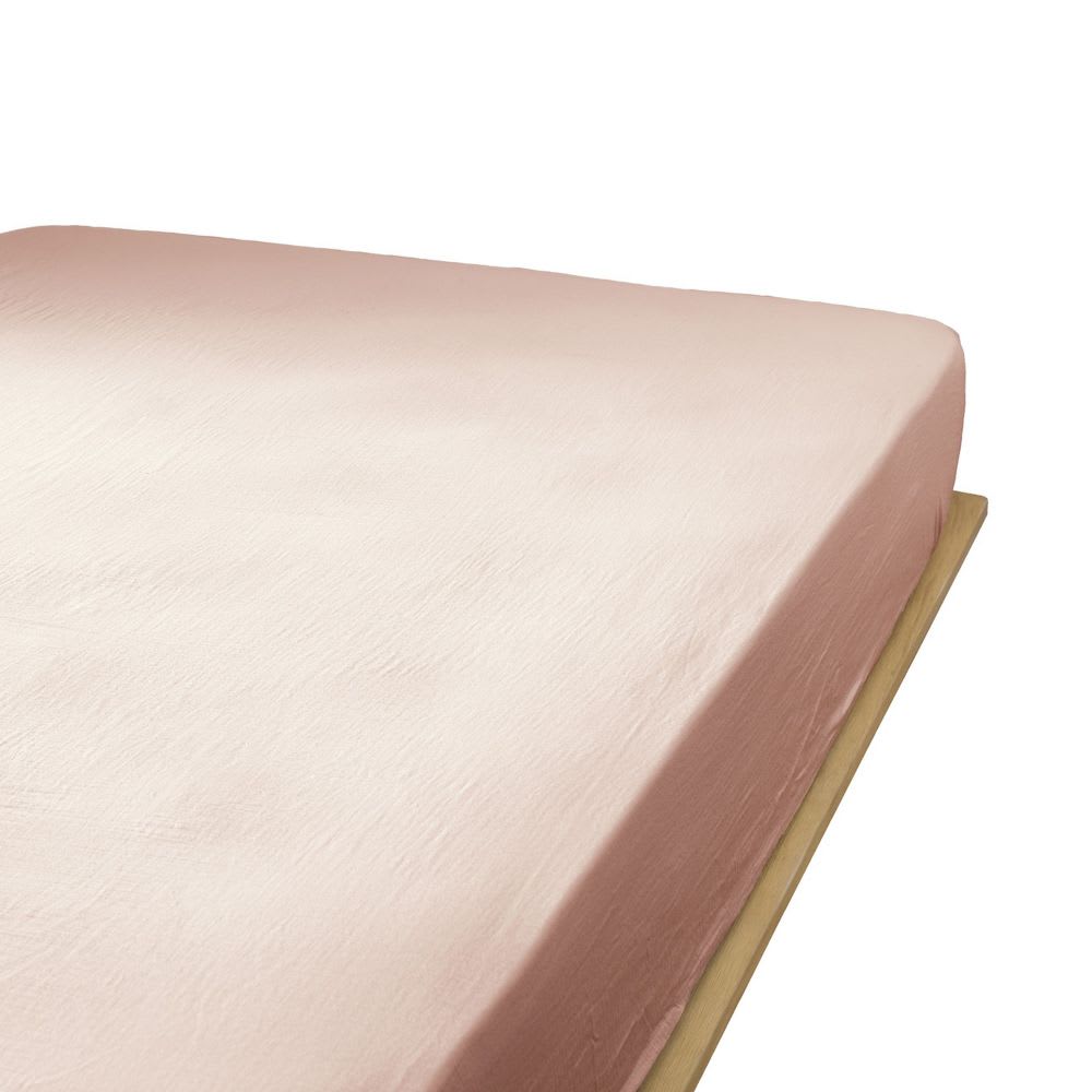 Drap housse gaze de coton unie 200x200 cm