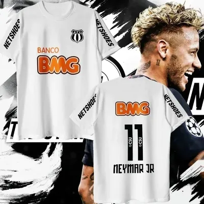 3D Printed 2012 Retro Santos Family Soccer Jersey Classic Retro Family Quick Drying Soccer Jersey