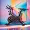 Bicicletta da spinning fissa per bodybuilding per allenamento cardio con cyclette OEM personalizzata