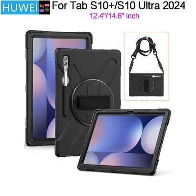 Heavy Duty Shockproof Case For Samsung Galaxy Tab S10+ S10 Plus SM-X820 X826B Tab S10 Ultra 2024