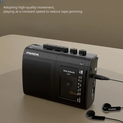 Radio Portable à bande AM/FM, lecteur de musique à Cassette rétro, baladeur, enregistreurs à bande avec haut-parleur, Support de lecture pour écouteurs 3.5mm