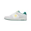 Skateschuh DC SHOES "Manteca 4 S", Gr. 5,5(37,5), sanftes weiß, dunkelgrün, 53.02% Leder, 46.98% Synthetikmaterial, Schuhe