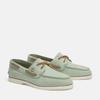 Bootsschuh TIMBERLAND "CLASSIC BOAT BOAT SHOE", Gr. 40, lt grn nubuck, Leder, sportlich, Schuhe