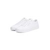 Sneaker TOMMY HILFIGER "TH HI VULC LOW CORE CANVAS", Herren, Gr. 47, weiß, Textil, sportlich, Schuhe, Freizeitschuh, Halbschuh, Schnürer mit weich gepolstertem Schaftrand, Topseller