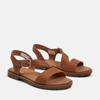Sandale TIMBERLAND "CALISTA BAY BACKSTRAP SANDAL", Gr. 41, grau (rst full gra), Leder, Schuhe