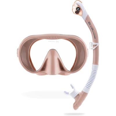 Comfortable Silicone Swimming Snorkeling Mask, Almond, One Size - Almond