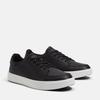 Sneaker TIMBERLAND "Emerson Street LOW LACE UP SNEAKER", Gr. 43,5, blk full grain, Leder, Synthetik, sportlich, Schuhe
