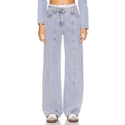 Dawson Wide Leg Jeans - Blue - Lioness Jeans