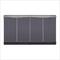 NewAge Outdoor Kitchens Aluminum Slate 3-Piece Outdoor Kitchen Set with Countertops