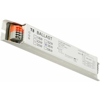 Elektronisches Vorschaltgerät T8 2x36W Spannungsbreite Leuchtstofflampe Startstart Energiesparlampe Image