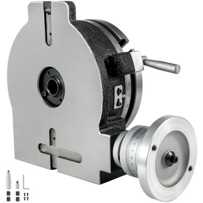 Mophorn - 8'/200 mm Drehtisch, horizontaler vertikaler 3-Schlitz-Präzisions-Drehtisch für Image