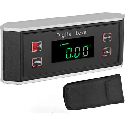 Magnetischer digitaler Neigungsmesser, digitaler Winkelmesser aus Aluminium mit akustischem Alarm, Image