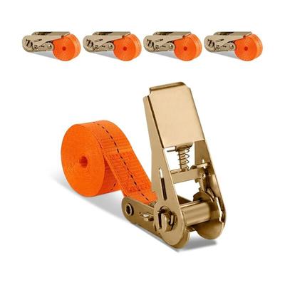Spanngurte mit Ratsche 2M - 4er Pack Ratschengurte, Verstellbare Zurrgurte mit Klemmschloss, Enorm Image