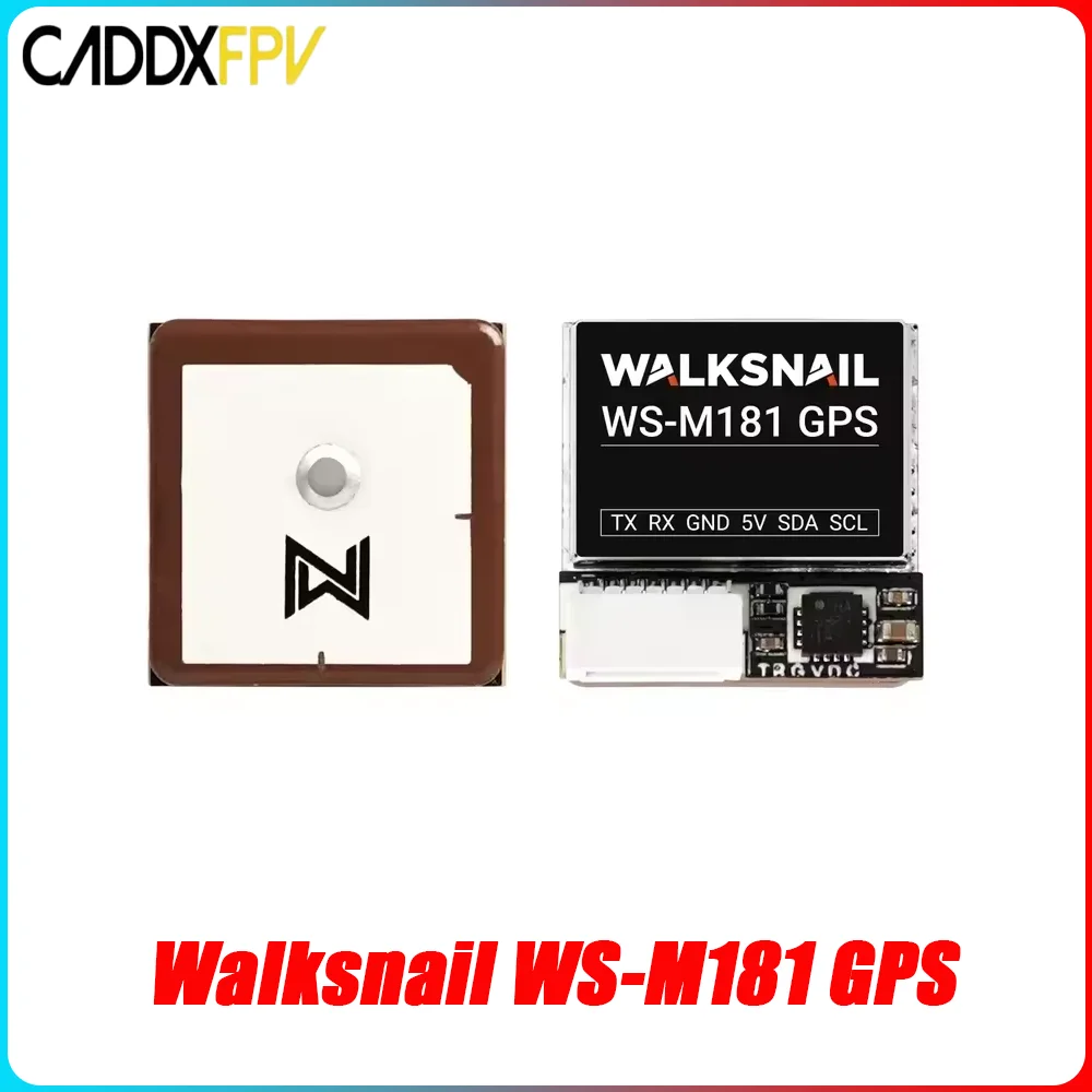 Walksnail WS-M181 GPS M10 GNSS mit QMC5883 Kompass und Keramikantenne für RC FPV Flugzeug Long Range Freestyle DIY Builds