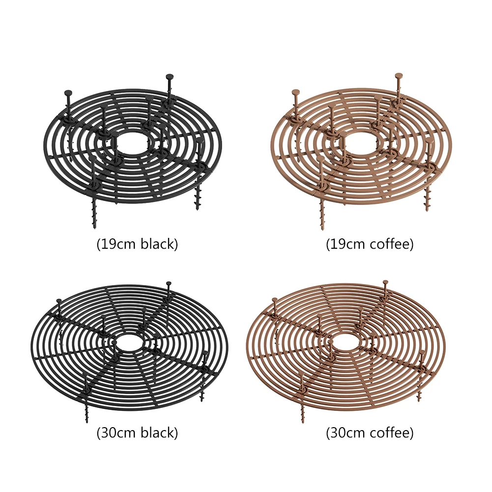 19/30cm Pflanzen abdeckungen rostfreie universelle Bodenschutz gitter abdeckungen Katzen grabs topper Baby-Proof für Garten balkon hof Image