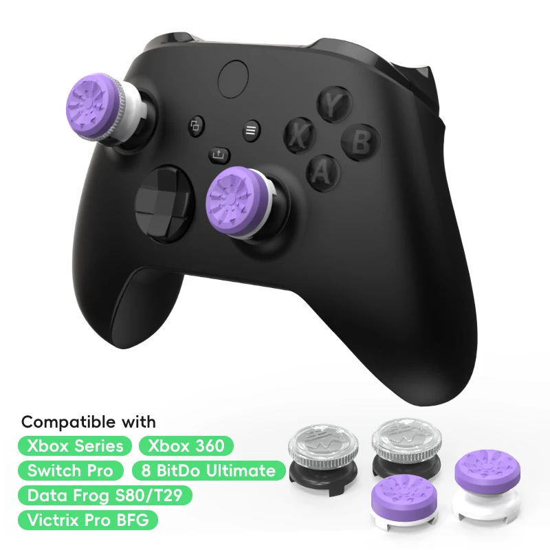 Freek Galaxy Daumengriffkappen für PS4 PS5 FPS High-Rise Analog Stick Grips Abdeckungen für Xbox Series S/X Controller Image