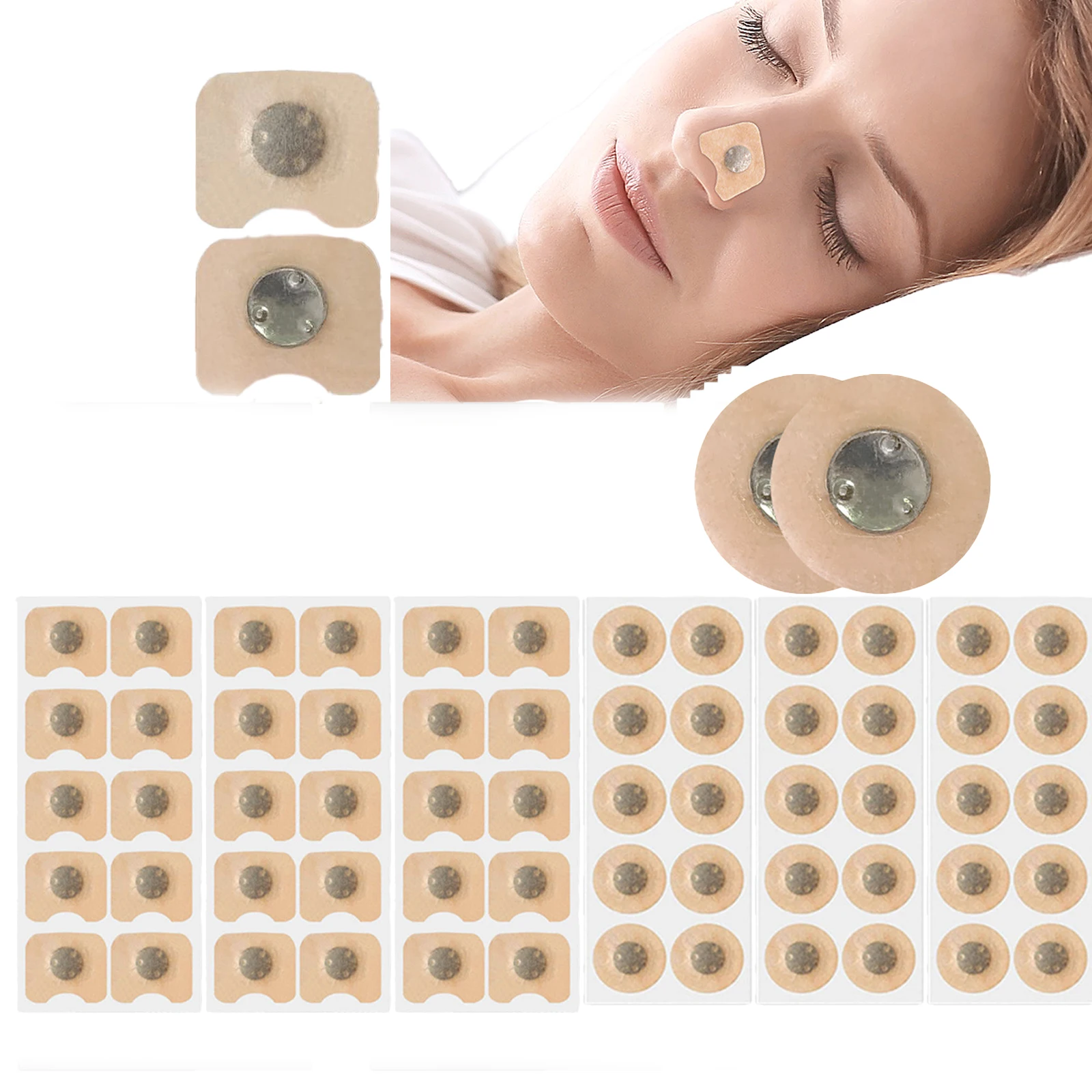 Nose Strips Pack Of Anti-Snoring Nose Strips Magnetic Nose Strips Intake Breathing Nasal Strip For Busines