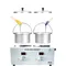 Electric Double Pot Wax Warmer Wax Heater Warmer with LED Display Skin Hair Removal Adjustable
