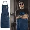 1-3PCS Household Denim Apron Oil-proof Can Wipe Hands Kitchen Cooking Men Women Adult With Tool
