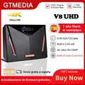 GTMEDIA V8 UHD 4K ricevitore satellitare Ultra HD DVB-S/S2/S2X + T/T2 + ISDB-T + cavo, supporto