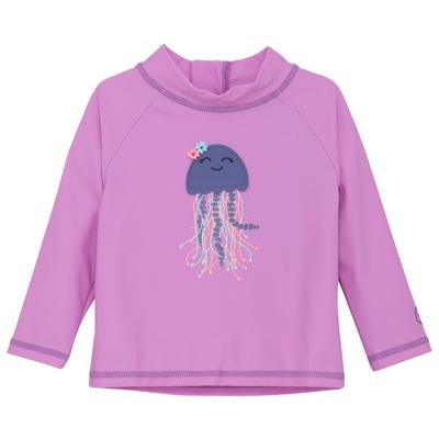 Color Kids - Baby T-Shirt L/S with Application - Lycra Gr 104 lila Image