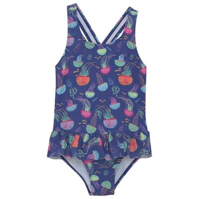 Color Kids - Kid's Swimsuit with Skirt AOP - Badeanzug Gr 116 blau Image