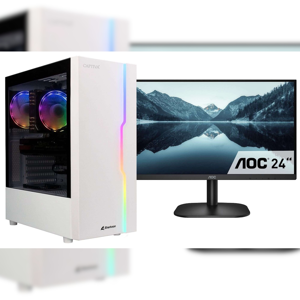 Captiva PC Power Starter R78-403 TFT Bundle (Ryzen 5 5600G/SSD 1TB/32GB/WLAN/Windows 11 Home 64-bit)