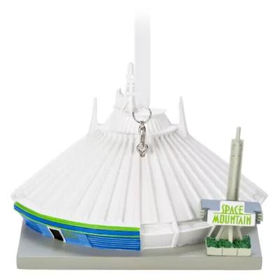 Disney Holiday | 2022 Disney Parks Magic Kingdom Space Mountain Miniature Christmas Ornament New | Color: Blue/White | Size: Os