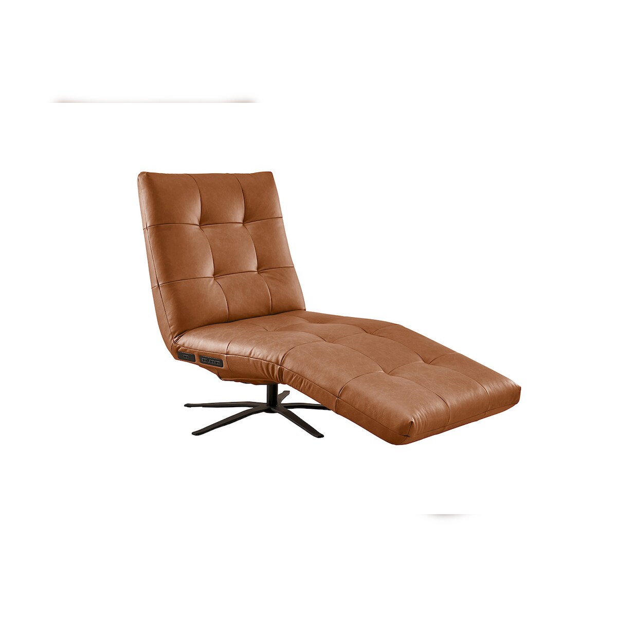 KAWOLA Relaxliege LETICIA motorisch Leder cognac Image