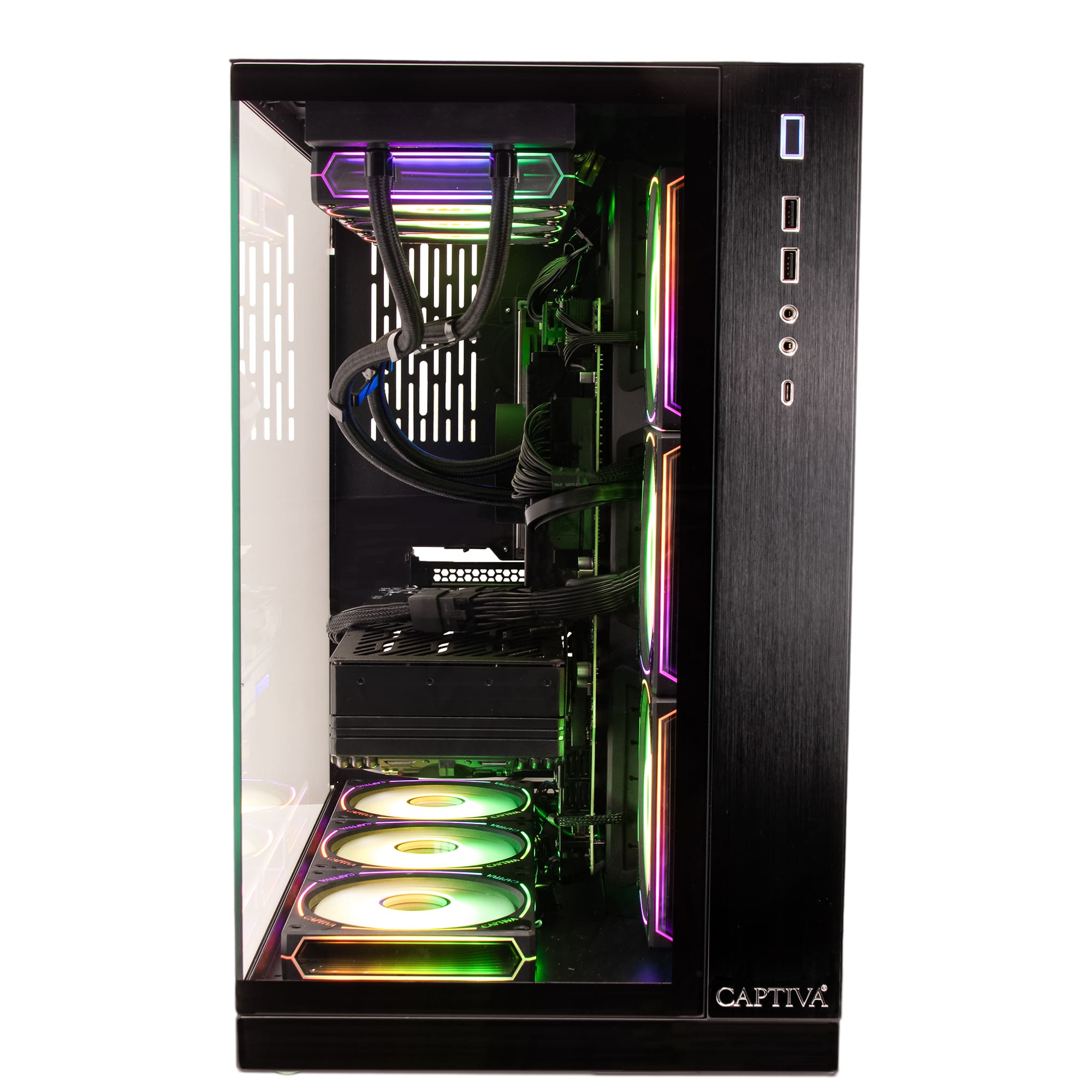 CAPTIVA Gaming-PC "Highend Gaming I88-961", ohne farbbezeichnung, B:37,5cm H:71cm T:73cm, Desktop-PCs Image