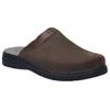 Clog JOSEF SEIBEL "Marlon 08", Herren, Gr. 47, orange (brasil), Leder, casual, Schuhe, Pantoffel, Hausschuh mit weich gepolstertem Einstieg