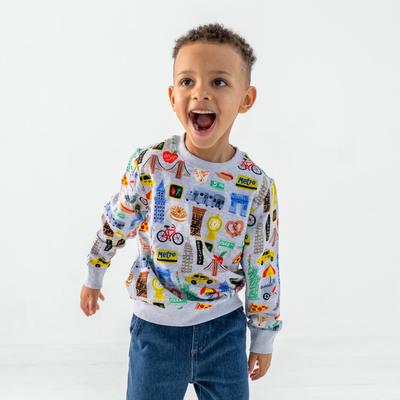 The Big Apple Kids Bamboo Crewneck Sweatshirt - 10
