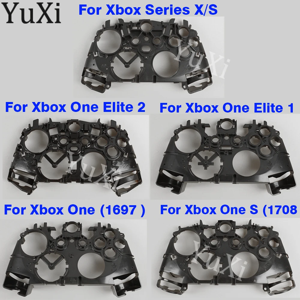 1pc Gamepad Mittel rahmen für Xbox One 1697 Serie s x Xbox One Elite1/2 für Xbox One s 1708 Generation eingebaute Mittel halterung Image