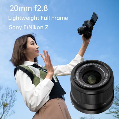VILTROX 20mm F2.8 für Sony e Objektiv Nikon Z Mount Objektiv Vollformat Kamera Objektiv Ultra Weitwinkel Autofokus Vlog Objektiv A7CII ZVE10 Z6